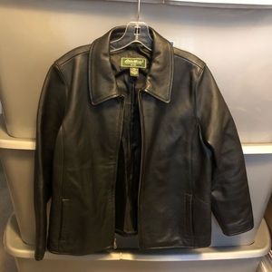 Women’s Eddie Bauer Medium Petite leather jacket